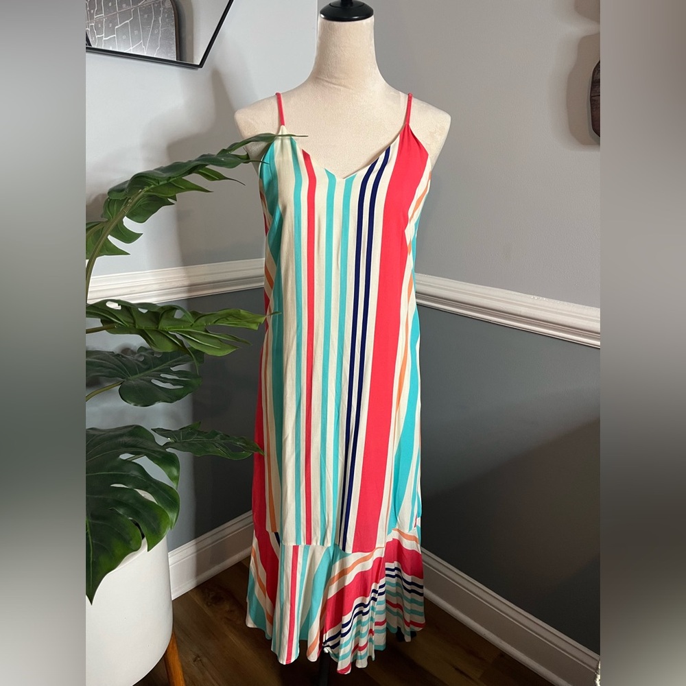 Colorful vacation dress. Gilli, size S.